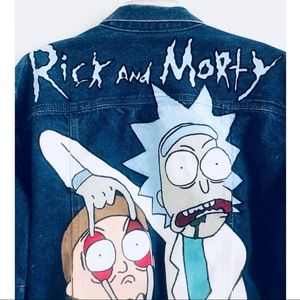 Calvin Klein Jean Jacket Rick And Morty 